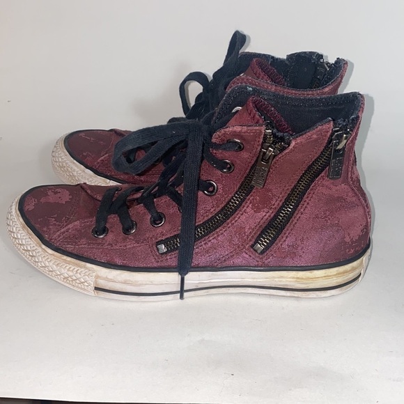Converse from free people crushed suede high tops - Picture 3 of 10